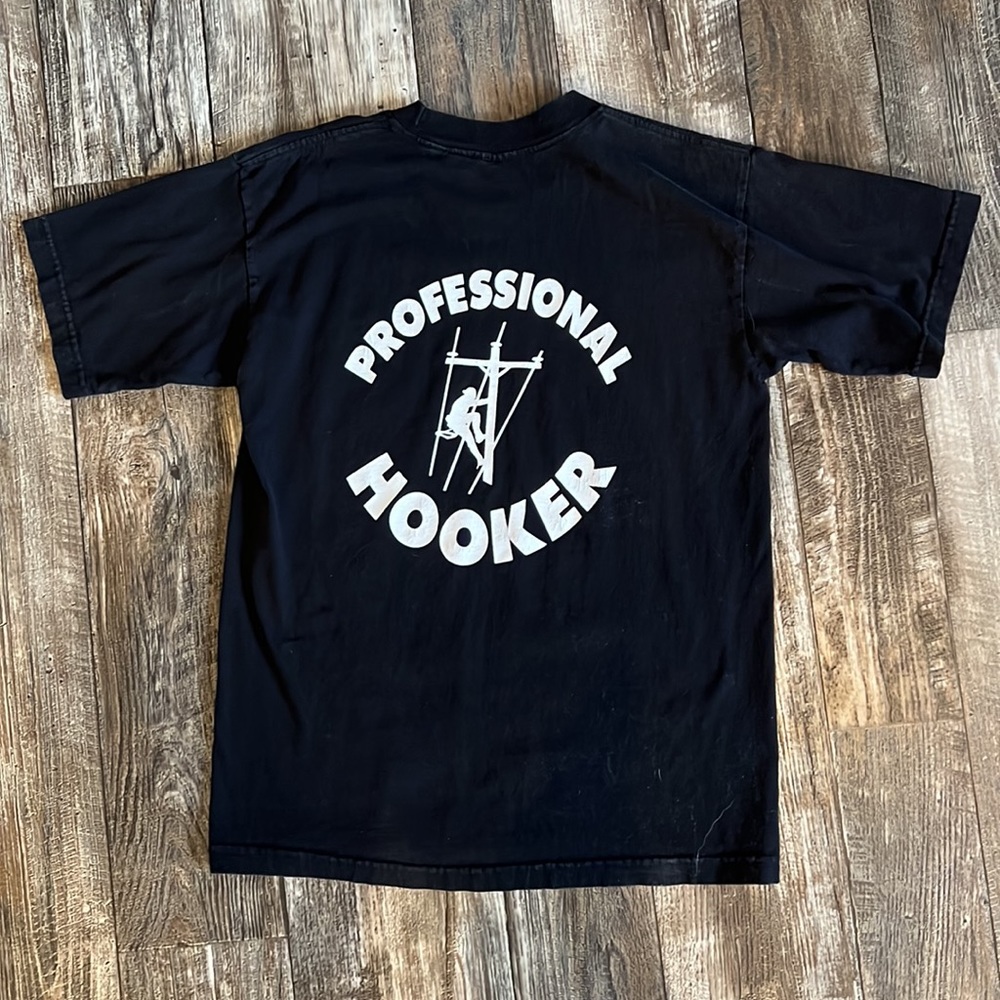 Lineman Barn Professional Hooker Shirt Black Medium